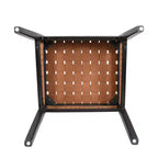 Christopher Knight Home Chaise de salle à manger Cassius en similicuir tressé et bois d'hévéa (lot de 2)