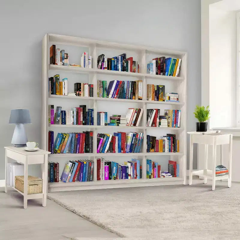 Table d'appoint relevable avec rangement dissimulé, Table d'appoint étroite en bois, 58 cm L x 28 cm l x 61 cm H