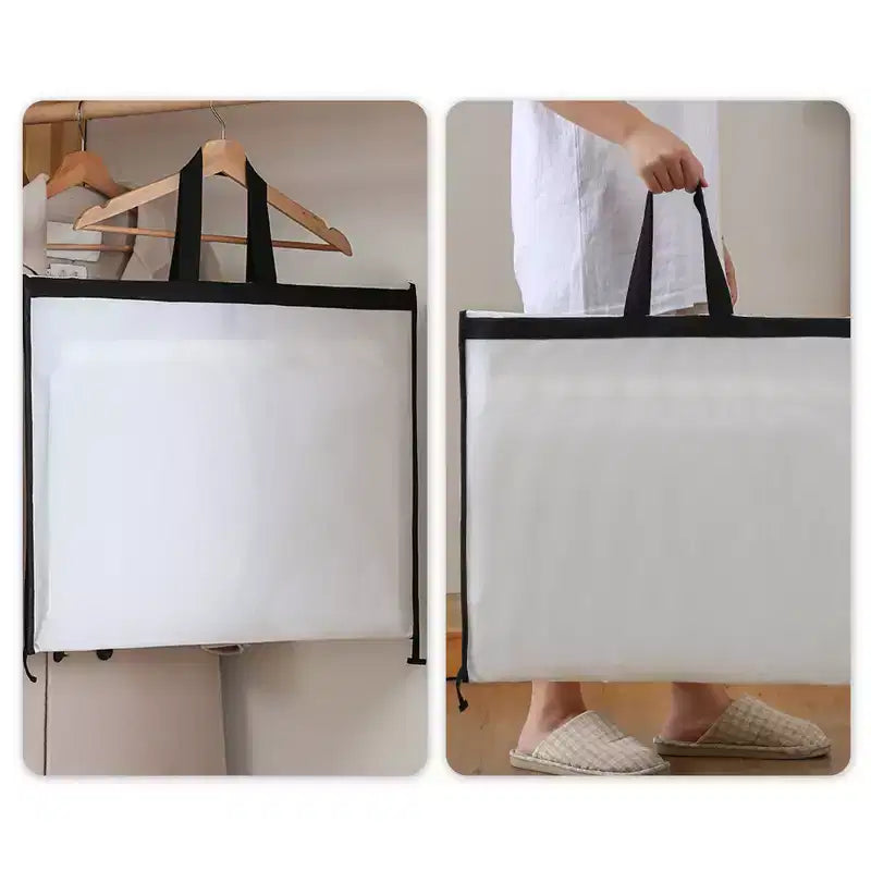 Sacs à vêtements en PEVA avec poignée, protection contre la poussière et l'humidité, 60x180cm