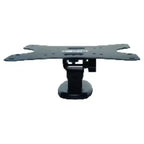 Support mural TV orientable pour écrans plats de 17" à 42", métal noir