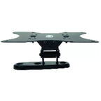 Support mural TV orientable pour écrans plats de 17" à 42", métal noir
