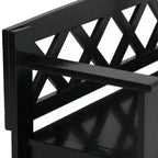 Banc de rangement d'entrée en bois massif de 48 pouces avec couvercle relevable et compartiment caché