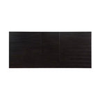 Table à manger rectangulaire 104", finition noyer rustique, piédestal double, pour 8 personnes