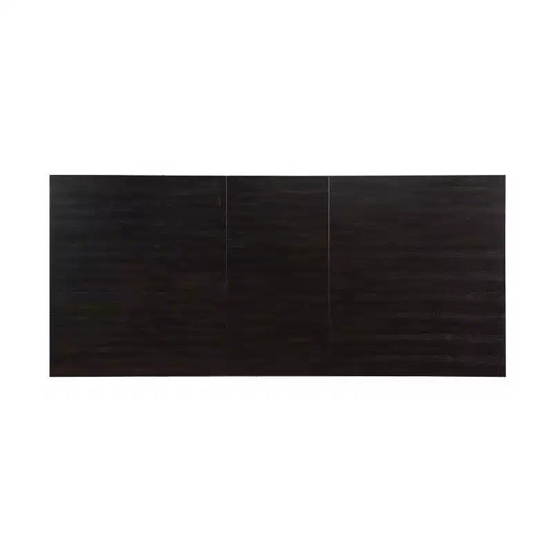 Table à manger rectangulaire 104", finition noyer rustique, piédestal double, pour 8 personnes