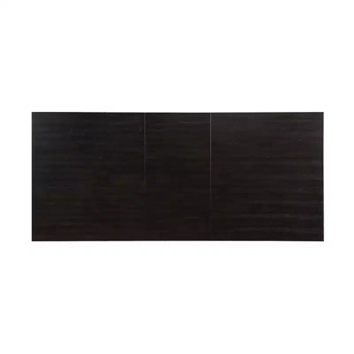 Table à manger rectangulaire 104", finition noyer rustique, piédestal double, pour 8 personnes