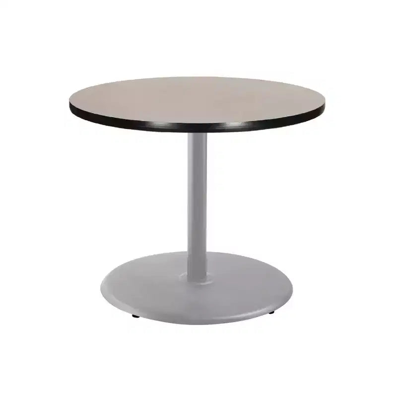 Hampden Furnishings 30" Bennet Collection Round Dining Table Gray/Gray Nebula