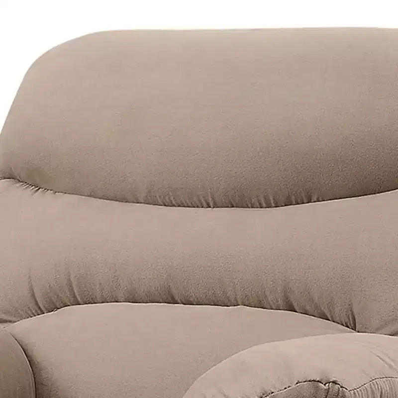 Chaise assise active Arcadia 35", microfibre marron clair : Inclinable, poignée facile d'accès - Acme Furniture
