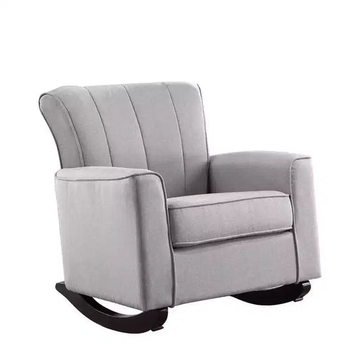 34.25" Denzell Active Sitting Chair Light Gray Linen - Acme Furniture