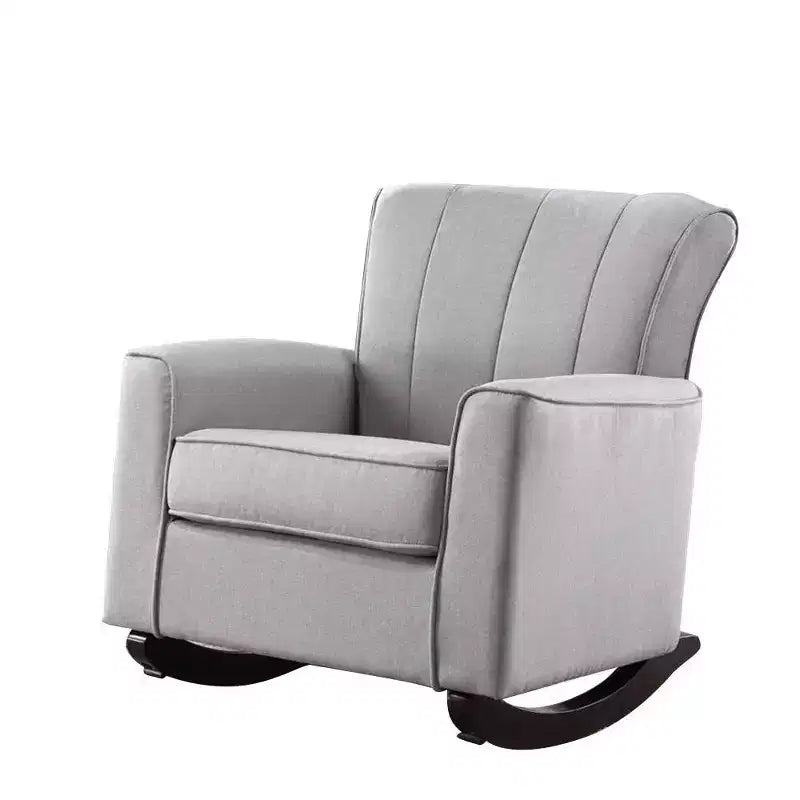 Chaise à assise active Denzell 34.25" en lin gris clair - Acme Furniture