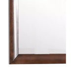Passion Furniture Marilla Miroir de commode rectangulaire encadré moderne de 35 po x 39 po