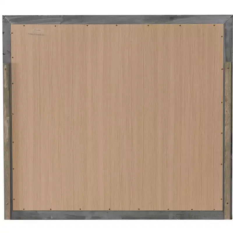 Passion Furniture Marilla Miroir de commode rectangulaire encadré moderne de 35 po x 39 po