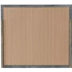 Passion Furniture Marilla Miroir de commode rectangulaire encadré moderne de 35 po x 39 po