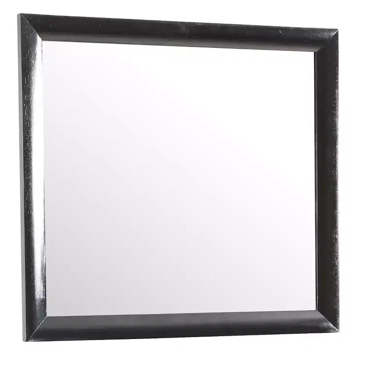 Passion Furniture Marilla Miroir de commode rectangulaire encadré moderne de 35 po x 39 po