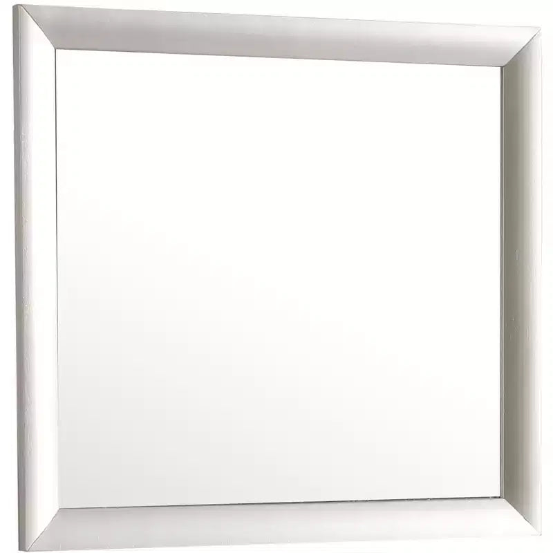 Passion Furniture Marilla Miroir de commode rectangulaire encadré moderne de 35 po x 39 po