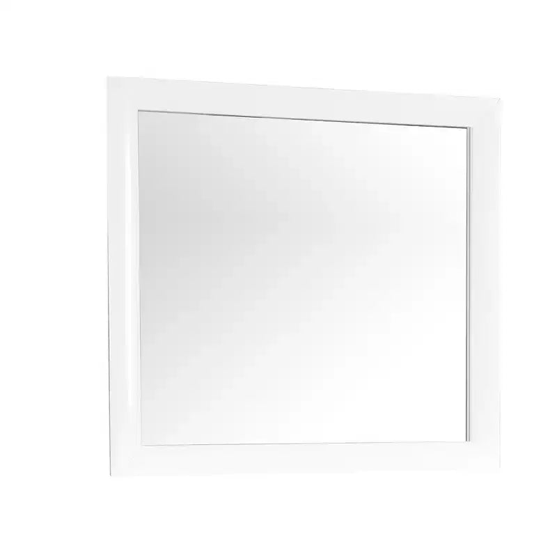 Passion Furniture Marilla Miroir de commode rectangulaire encadré moderne de 35 po x 39 po