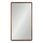 Miroir mural rectangulaire Kate and Laurel McLean Wood Radius