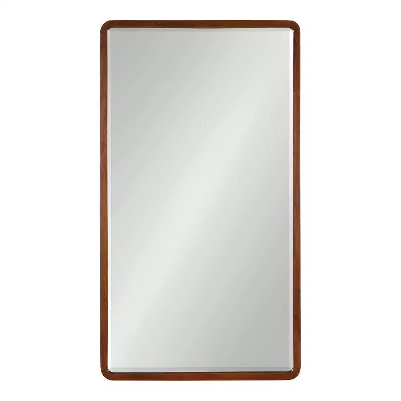 Miroir mural rectangulaire Kate and Laurel McLean Wood Radius