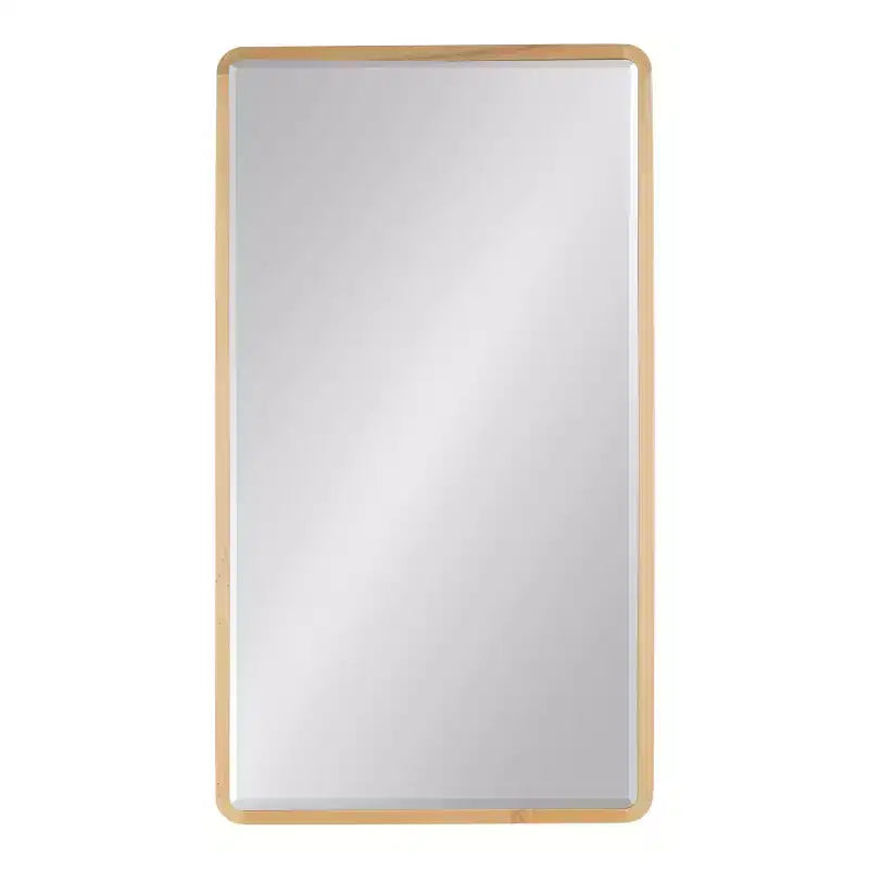 Miroir mural rectangulaire Kate and Laurel McLean Wood Radius