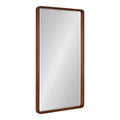 Miroir mural rectangulaire Kate and Laurel McLean Wood Radius