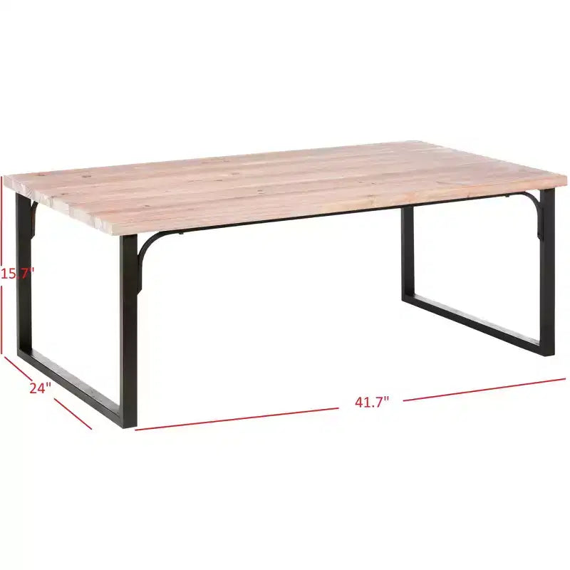 Table basse Steven - AMH6559A - Marron - Safavieh Couture