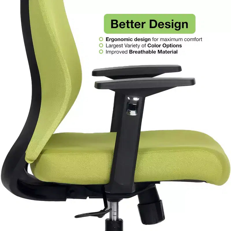 Chaise de bureau/tâche dossier mi-hauteur Xelo Testa de Modern Home