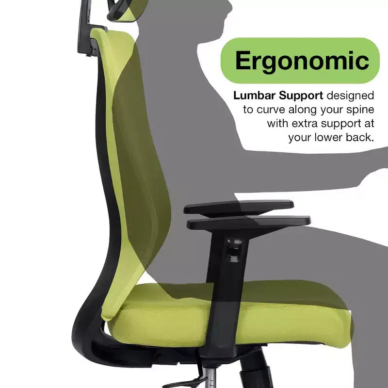 Chaise de bureau/tâche dossier mi-hauteur Xelo Testa de Modern Home