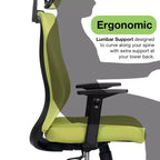 Chaise de bureau/tâche dossier mi-hauteur Xelo Testa de Modern Home