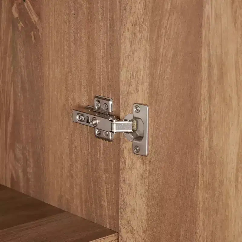 Armoire penderie 2 portes 4 étagères avec tringle et dispositif anti-basculement, 80 x 58 x 213 cm