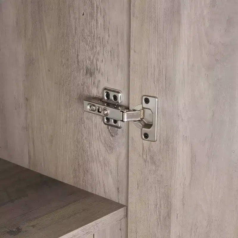 Armoire penderie 2 portes 4 étagères avec tringle et dispositif anti-basculement, 80 x 58 x 213 cm