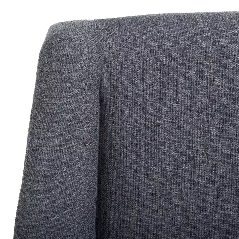 Fauteuil d'appoint rembourré marine, cadre en bois, tissu polyester/nylon, capacité de 125 kg