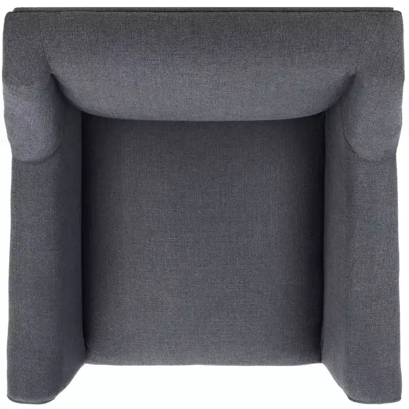 Fauteuil d'appoint rembourré marine, cadre en bois, tissu polyester/nylon, capacité de 125 kg