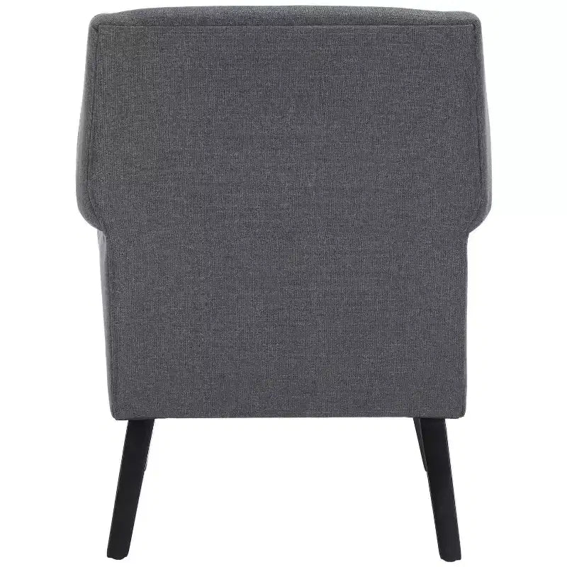 Fauteuil d'appoint rembourré marine, cadre en bois, tissu polyester/nylon, capacité de 125 kg