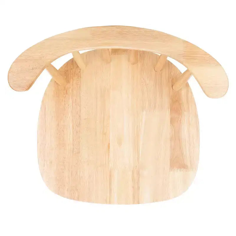 Tabouret de comptoir pivotant, cadre en bois d'hévéa, sans accoudoirs, dossier bas avec repose-pieds, noir, hauteur fixe