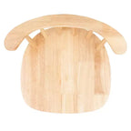Tabouret de comptoir pivotant, cadre en bois d'hévéa, sans accoudoirs, dossier bas avec repose-pieds, noir, hauteur fixe