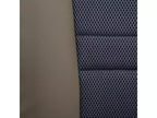 Chaise de bureau pivotante réglable en hauteur, assise et dossier rembourrés, revêtement PVC, Noir/Gris