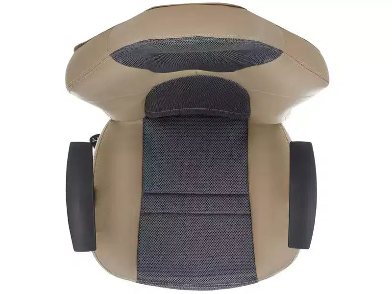 Chaise de bureau pivotante réglable en hauteur, assise et dossier rembourrés, revêtement PVC, Noir/Gris