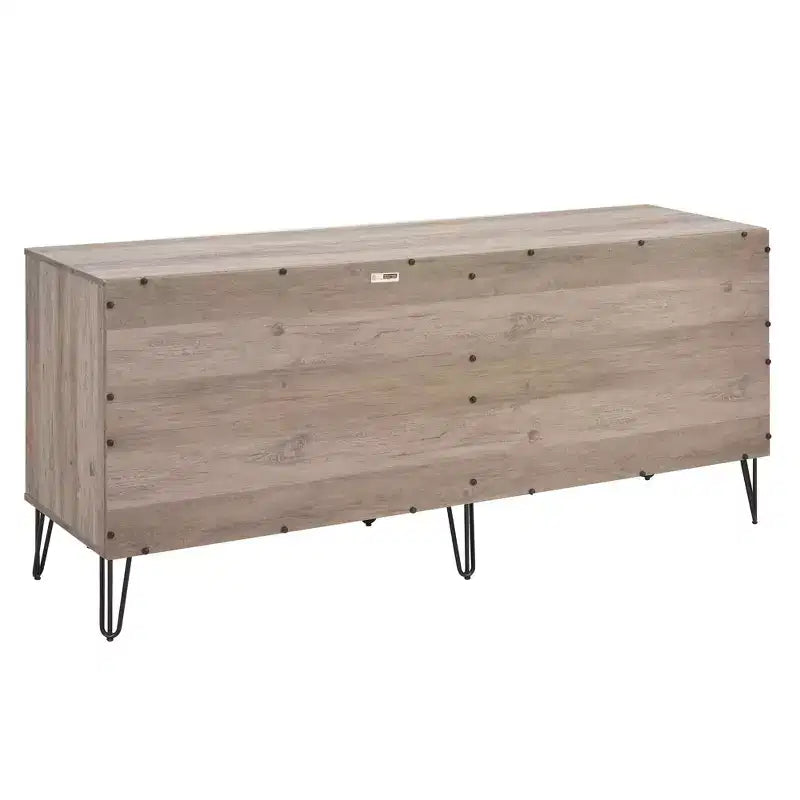 Ensemble de chambre à coucher 3 pièces : commode 5 tiroirs, commode 6 tiroirs et table de nuit avec quincaillerie anti-basculement