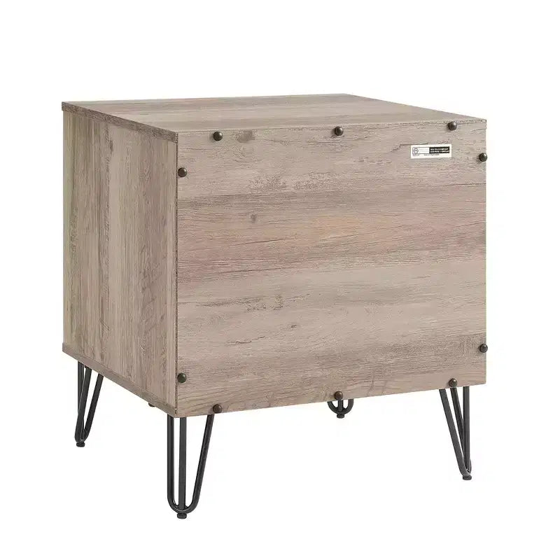 Ensemble de chambre à coucher 3 pièces : commode 5 tiroirs, commode 6 tiroirs et table de nuit avec quincaillerie anti-basculement