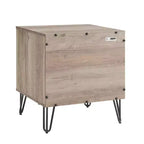 Ensemble de chambre à coucher 3 pièces : commode 5 tiroirs, commode 6 tiroirs et table de nuit avec quincaillerie anti-basculement
