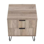 Ensemble de chambre à coucher 3 pièces : commode 5 tiroirs, commode 6 tiroirs et table de nuit avec quincaillerie anti-basculement