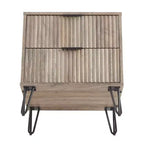 Ensemble de chambre à coucher 3 pièces : commode 5 tiroirs, commode 6 tiroirs et table de nuit avec quincaillerie anti-basculement