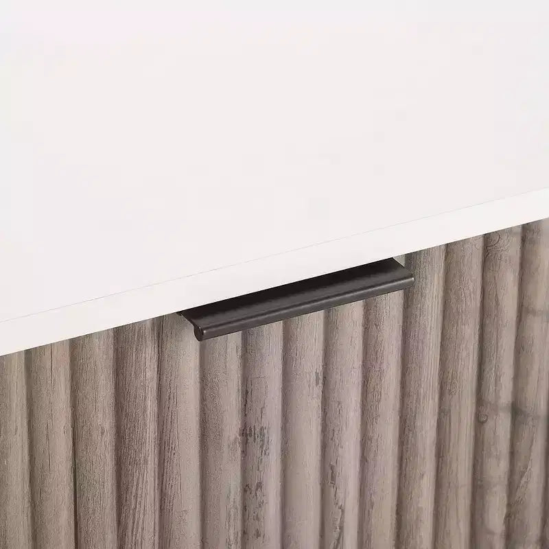 Ensemble de chambre à coucher 3 pièces : commode 5 tiroirs, commode 6 tiroirs et table de nuit avec quincaillerie anti-basculement