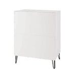 Ensemble de chambre à coucher 3 pièces : commode 5 tiroirs, commode 6 tiroirs et table de nuit avec quincaillerie anti-basculement