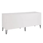 Ensemble de chambre à coucher 3 pièces : commode 5 tiroirs, commode 6 tiroirs et table de nuit avec quincaillerie anti-basculement