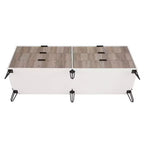 Ensemble de chambre à coucher 3 pièces : commode 5 tiroirs, commode 6 tiroirs et table de nuit avec quincaillerie anti-basculement