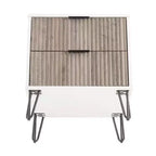 Ensemble de chambre à coucher 3 pièces : commode 5 tiroirs, commode 6 tiroirs et table de nuit avec quincaillerie anti-basculement