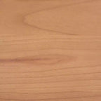 Table basse en bois avec 2 tiroirs et façade en cannage de rotin, pieds fuselés, supporte 68 kg