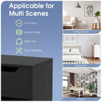 Costway Organiseur de bibliothèque 1/2 PCS 3 cubes avec étagère de rangement à 2 niveaux et tiroir coulissant Noir/Blanc