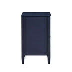 Table de chevet 2 tiroirs avec étagère ouverte, MDF et contreplaqué, gris, 17"x15.75"x26.75"