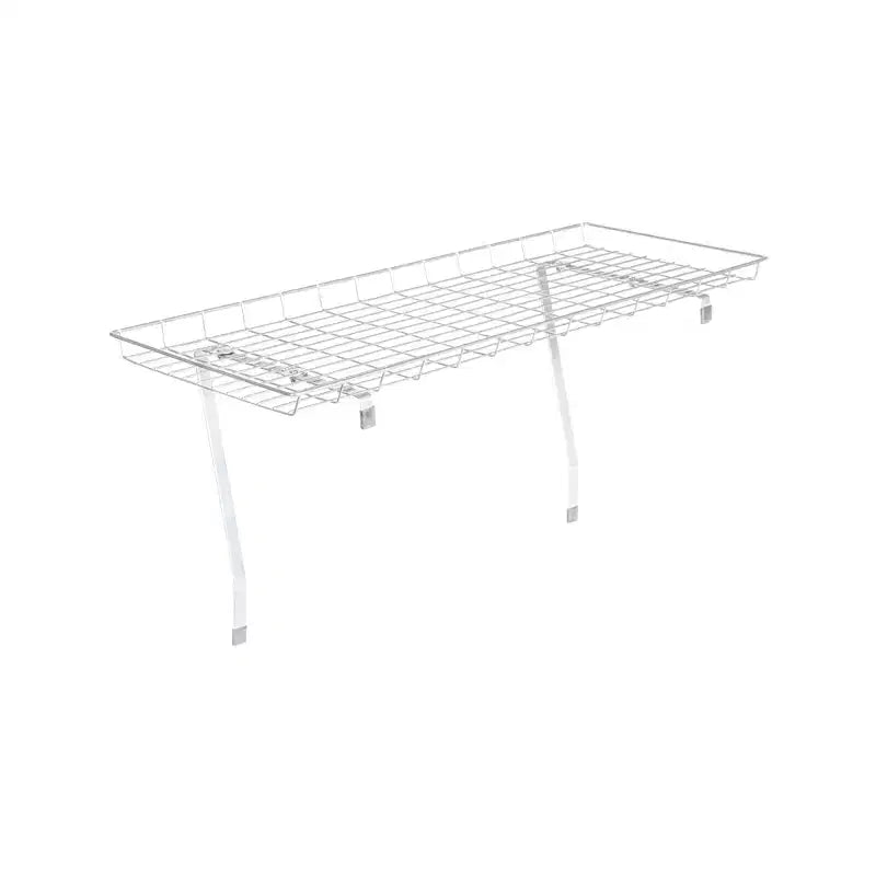 Rear Display Over-The-Washer Storage Shelf to Organize and Store Laundry Room Supplies